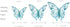 Cheerland 48 Pcs 3D Teal Blue Butterfly Wall Stickers, Removable Metallic Room Decals for Nursery & Party Decorations