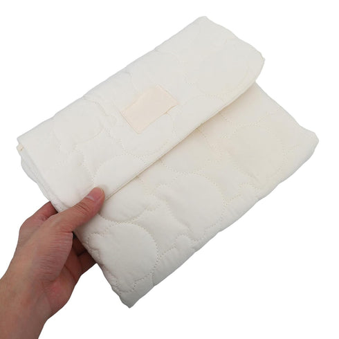 Portable Changing Pad Mat for Newborns, Waterproof Foldable Cotton Diaper Travel Mat, Reusable Nappy Changing Pad