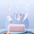 GRFIT Set 4-in-1 Set Set Nail Clippers Baby Nail Kit, Baby Nail Care with Transparent Cute Case, Baby Nail Clipper