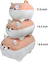 Auspicious Shiba Inu Stuffed Animal Plush - 15.8'' Cute Corgi Dog Pillow and Toy, Soft Kawaii Gifts for Boys and Girls