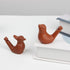 KVMORZE 2Pcs Bird Water Whistles, Funny Ceramic Water Whistles, Warbler BirdWhistles Noise Makers, Purple Clay Pottery