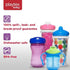 Playtex Baby Sipsters Stage 3 - Spill-Proof, Leak-Proof, Insulated Toddler Straw Sippy Cups, 9 Oz, 2 Count