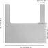 High Chair Placemat, 2-Piece Set Silicone, Long Lasting, Interchangeable, Suitable for IKEA Antilop (Pink/Grey)