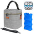 Mancro Baby Bottle Bag with Insulated Cooler, Fits 6 Baby Bottles Up