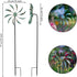Outdoor Metal Wind Spinners, Garden Pinwheels Waterproof Sculptures, Small Windmills for Yard Decor