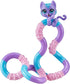 2-Pack Tangle Jr. Pets Kitty and Bunny - Tangle Fidget Pets Fidget Toys - Fidget Toy Gift - Fidgets for School - Cute