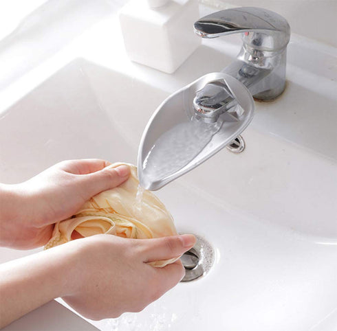 AKOAK 2 Pcs Child Safety Faucet Expander for Toddlers, Bathroom Sink Hand Washing Assistant