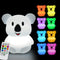 Large Koala Night Lights Kid Bedside Bedroom Light, Nursery Moon lamp, Portable