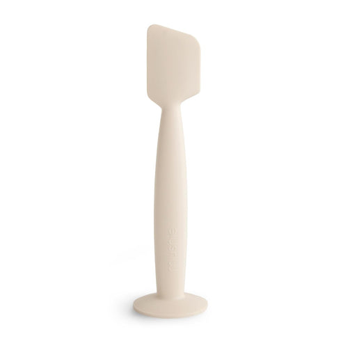 mushie Diaper Cream Applicator Soft Silicone with Suction Base (Shifting Sand)