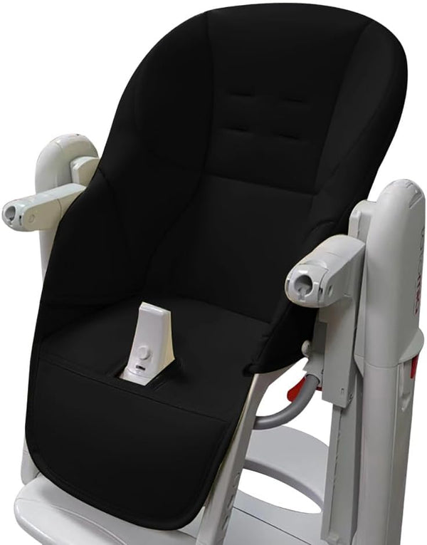 Surakey Baby High Chair Cover - PU Leather High Chair Seat Cushion for