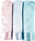 Heavens Cuddles 48"x36" Double Sided Pure Satin Baby Blanket (Light Blue)