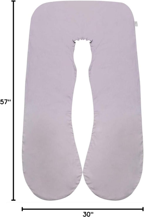KWLET 57x30 Inch Pregnancy Pillow Cover/U Shaped Pillow Cover/Pregnancy Pillow Case/Maternity Pillow Case/Pillowcase