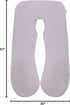 KWLET 57x30 Inch Pregnancy Pillow Cover/U Shaped Pillow Cover/Pregnancy Pillow Case/Maternity Pillow Case/Pillowcase