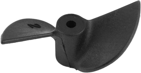 2 Set 2mm RC Boat Propellers, Durable Nylon Blade with CW CCW Rotation Shaft for Remote Control Ship Enthusiasts Racing