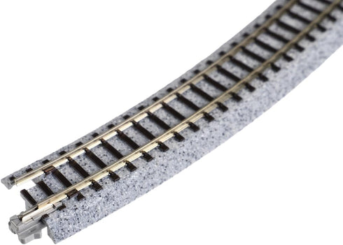 Kato 348mm (13 3/4") 30-Degree (4-Piece) USA Model Train Products Unitrack, Radius Curve Track