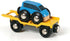 BRIO World 33577 Car Transporter, 2 Piece Wooden Toy Train Set, Ideal for Kids Ages 3+