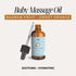Siyah Organics 1.7oz Baby Massage Oil with Baobab & Sweet Orange Soothing, and Hydrating Baby Oil