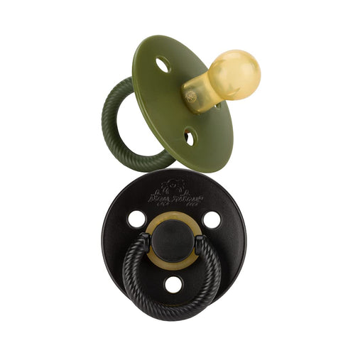 Itzy Ritzy Set 2 Set 2 Natural Rubber Pacifiers, of Natural Rubber Newborn Pacifiers & Natural Rubber Pacifiers