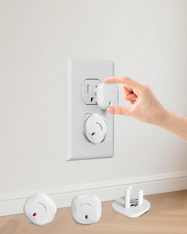 TrusTot Outlet Covers Baby Proofing, 40 Pack Plug Covers Baby Proofing, Outlet Plug