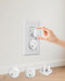 TrusTot Outlet Covers Baby Proofing, 40 Pack Plug Covers Baby Proofing, Outlet Plug