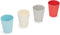 Red Rover Bamboo Kid's Cups Set of 4, Multicolor Bamboo Cups