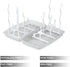 PandaEar Travel Bottle Drying Rack, Portable Baby Bottle Dry Rack, Upright Vertical Collapsible Design