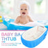 Locisne Swimming 0-3 Baby Inflatable Bathtub Children No-Slippery Pool Foldable Travel Air Shower Basin Seat Baths Big