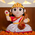 Panda's Box Mantra Chanting Devi Saraswati (11 Inches) - Musical Soft Plush Toy, Ideal Gift for Infants and Toddlers