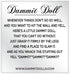 Dammit Doll - Classic Random Color, Stress Relief Gag Gift - 2 Dolls