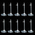 QINGZHE 22Pcs Adjustable Doll Stands, Plastic Doll Display Holders, Clear Action Figure Stand,