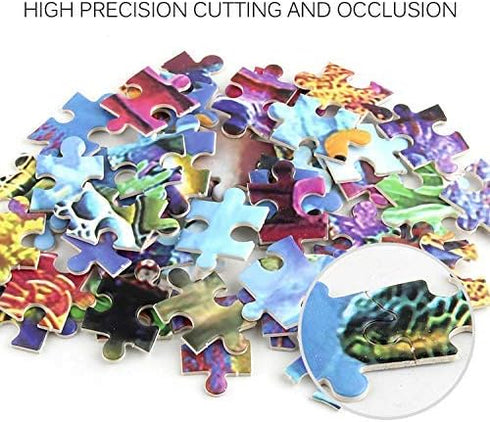WESEN 1000 Piece Jigsaw Puzzle for Adult & Kid - Festive Holiday Animal Dogs Jigsaw Puzzle Adult for Stress Relief
