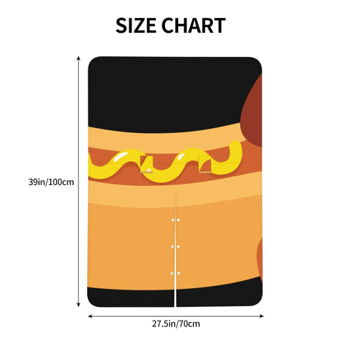 Zhbvncp Dachshund in Hot Dog Bun with Mustard Baby Car Seat Cover & Breastfeeding Nursing Cover - Breathable Stretch