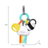 0 Itzy Ritzy Teething Activity Toy - Bitzy Busy Ring Infant Teething Toy Features Braided Ring & Dangling Toys