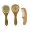 Totority Baby Hair Brush Set Woolen Brush for Toddlers Newborn Care Kit