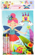 12 48 TINYMILLS Magical Fairies Coloring Books for Kids with Coloring Books and Crayons, Fairies Birthday Party Favors