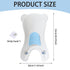 CNAFGBGG Counter Baby Sink Bath with Suction Cup, Portable Sink Baby Bath with Hanging Hole, Buttock Support Washing