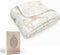 abbybabies Reversible Soft Baby Blanket, Grow-with-Baby for Boys and Girls, Bamboo Viscose &