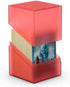 Ultimate Guard Boulder 100+ Classic Deck Case for 100 Double-Sleeved TCG Cards, Ruby, Secure Storage