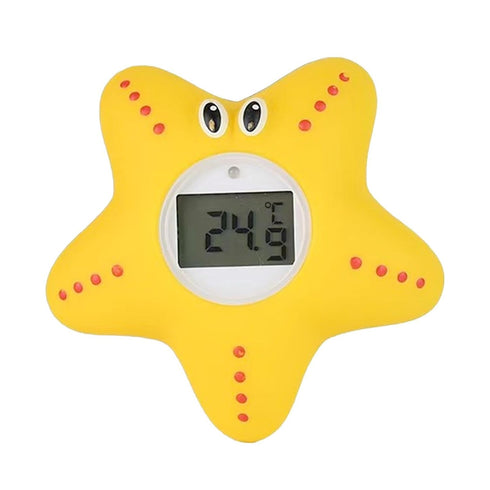 Generic Bath Temperature Gauge, Digital Water Thermometer, 5x5cm, Floating LCD Display Monitor, Waterproof