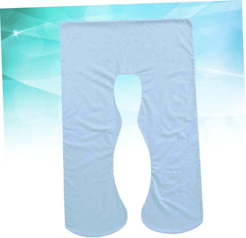 MERRYHAPY U-Shaped Pillowcase for Pregnant Women Soft Knit Easy Zipper Machine Washable Durable Cover for Pregnancy