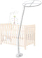 Crib Canopy Holder Net Stand Holder Set, Clip On Crib Canopy Rack,
