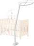 Crib Canopy Holder Net Stand Holder Set, Clip On Crib Canopy Rack,