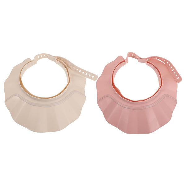 ZUNOXAZ 2PCS Children Bath Visor Hat - Baby Shower Shampoo Cap - Adjustable