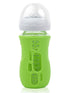 (8 oz, Olababy Silicone Sleeve for Avent Natural Glass Baby Bottles Green)