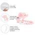 3 Baby Teething Toys,Food Grade Silicone Teether with One-Piece Pacifier Clip Holder,Shower Gift,Highly Effective Pain