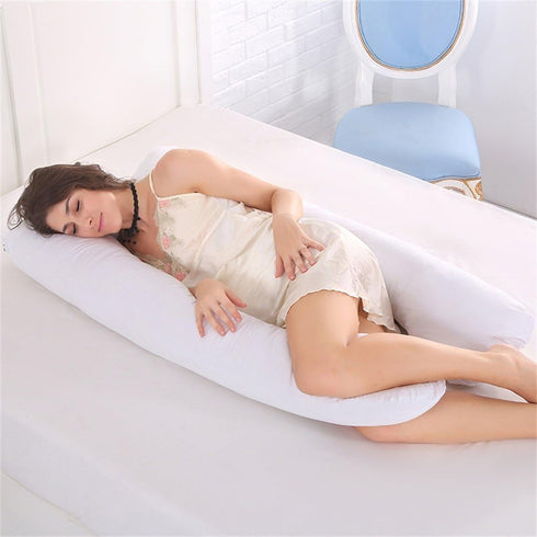 ele ELEOPTION Full Body U Shaped Pregnancy Maternity Pillow for Side Sleeping