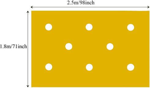 Sonyabecca Team Building Hole Tarp Game - Yellow