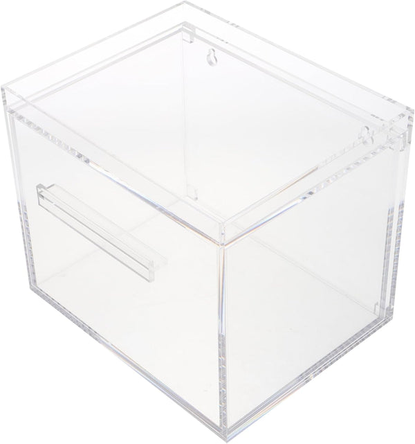 Acrylic Face Towel Storage Box Towel Organizers Storage Wall Mount Holder