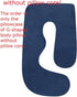 CNAINFC G-Type Maternity Pillowcase - Soft Velvet for Expecting Mothers