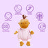 warmies Baby Girl Heatable and Coolable Weighted Stuffed Animal Plush